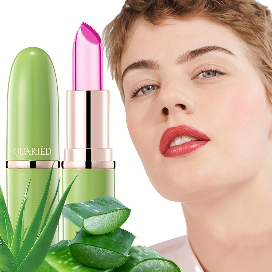 Magic Temperature Color Change Lipstick - Moisturize Aloe Vera Long Lasting Nutritious Lip Gloss - Daily Lip Care Cosmetics